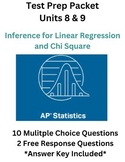 AP Statistics - Unit 8 & 9: Inference for Linear Regressio