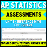 Goldie’s Unit 8 Assessments for AP® Statistics