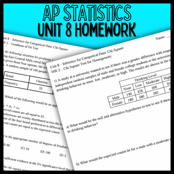 ap statistics 7.3 homework