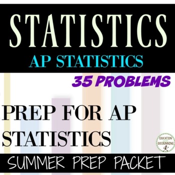 ap statistics summer homework