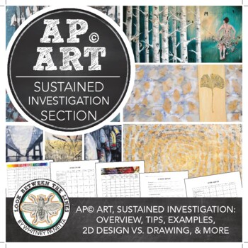 Preview of AP® Art & Design Sustained Investigation Art Portfolio, Advanced High School Art
