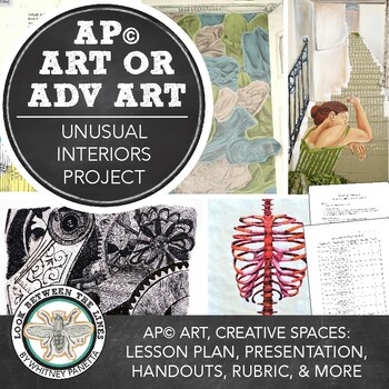 Preview of AP® Art & Design, Advanced Art Project: Unusual Interiors, Perspective, Value
