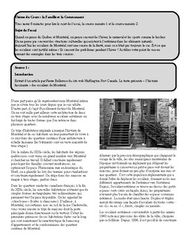 Preview of AP Style Essay: les Escaliers Montréalaises