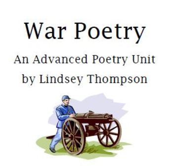 Preview of AP-Style / Honors War Poetry Unit