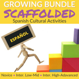 Scaffolded Cultural Activities GROWING Bundle - Spanish-sp