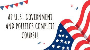 Preview of AP U.S. Government and Politics COMPLETE CLASS FOR ALL UNITS (1-5) AP Government