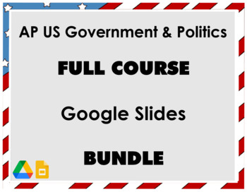 Preview of AP US Government Full Course Google Slides BUNDLE