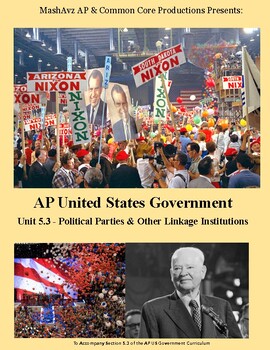 Preview of AP® US Government Unit 5.3  - Political Parties & Other Linkage Institutions