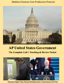 AP® US Government -- Unit 1 Bundle (Foundations of US Democracy)