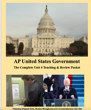 Preview of AP® US Govt Unit 4 Bundle -- (American Political Ideologies & Beliefs)