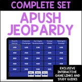 AP US History Jeopardy Review Games: Full Year Bundle