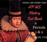 AP US History New-Style Test Bank for Periods 1 and 2