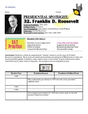 AP US History Presidential Spotlight: Franklin Roosevelt PDF