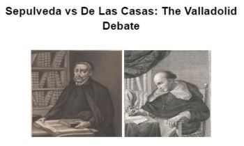 Preview of AP US History Primary Source Analysis: Sepulveda vs De Las Casas