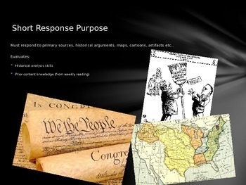 Preview of AP U.S. History Short Response Intro & Demo