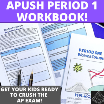 Preview of AP US History Period 1 Skill-Building & Activity Workbook!