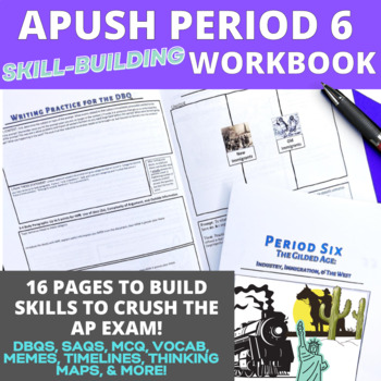Preview of AP US History Period 6 Skill-Building & Activity Workbook!