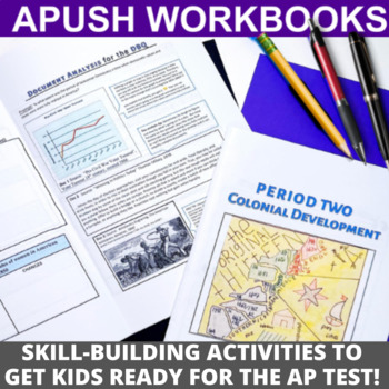 Preview of Full Year AP US History Skill-Building & Activity Workbooks!