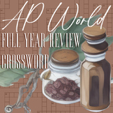 AP World Full Year Review Crossword - NO PREP - Periods 1-4