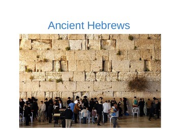 Preview of AP World History Ancient Hebrews and Israel Guided Notes