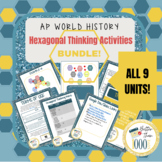 AP World History Hexagonal Thinking Activities BUNDLE