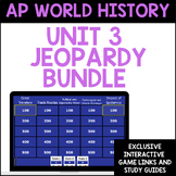 AP World History Jeopardy Bundle Chapters 13-22 (Unit 3)