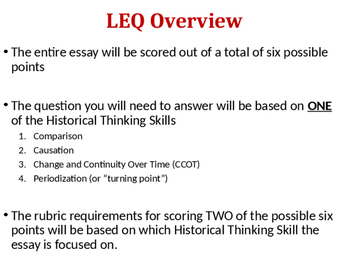 example of an leq essay