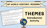 AP World History: Modern Themes Intro Activity