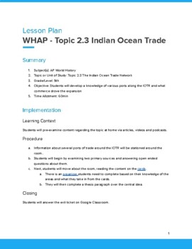 AP World History Modern Topic 2 3 The Indian Ocean Trade Network   Original 8177522 1 