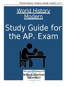 Preview of AP World History Modern Ultimate Study Guide for Exam Reference (50-pages)