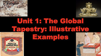 Preview of AP World History Modern: Unit 1, The Global Tapestry Illustrative Examples