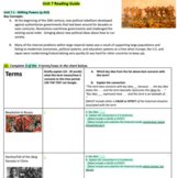 AP World History Modern Unit 7 Reading & Study Guide for A