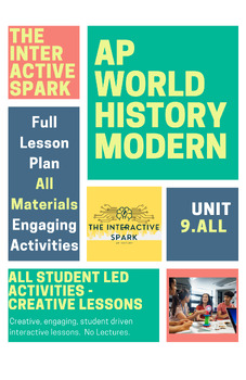 Preview of AP World History Modern: Unit 9 Interactive Lessons for Each Section