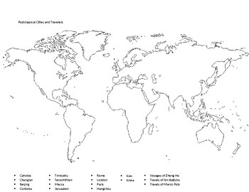AP World History Period 3 Map by MrsAdkins | TPT
