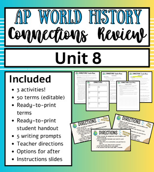 Preview of AP World History Review Unit 8: Connecting Key Concepts