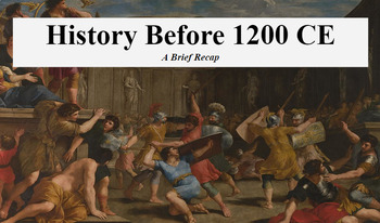 Preview of AP World History Unit 0 Slides - History Before 1200 Recap Foundations Overview
