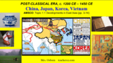 AP World History - Unit 1 & 2 [lecture 3/7]: East Asia, 1200-1450