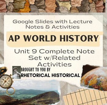 Preview of AP World History Unit 9 Notes and Activities Bundle
