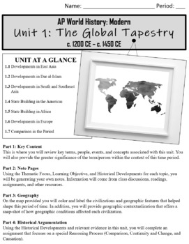 Preview of AP World History: Unit Guide #1