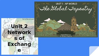 Preview of AP World Period 1 (1200-1450) Unit Plans 1 & 2: Global Tapestry & Networks of Ex