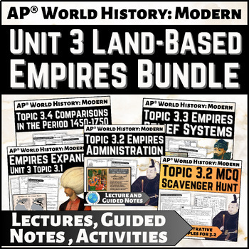 Preview of AP® World History Unit 3 Bundle of Lectures, Guided Notes, and Activities