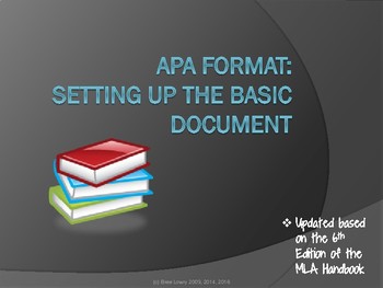 Preview of APA 6th Edition - Setting Up a Basic Document