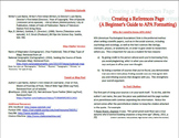 APA Citation Guide Booklet and Practice Exercises (Bibliography)