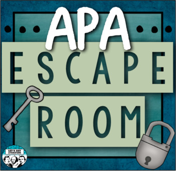 Preview of APA Escape Room — 6th and 7th Editions