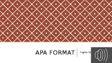 APA Format PowerPoint (with Video Lecture!)