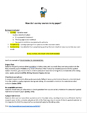 APA Notes/How to Cite - Research Paper Resource