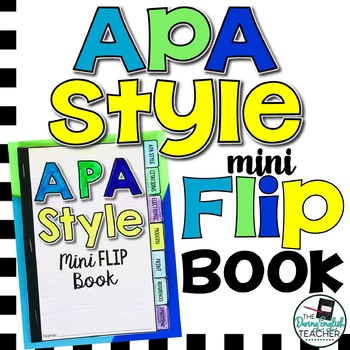 Preview of APA Style (6th edition)  Mini Flip Book