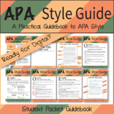 APA Style Guide - Student Packet - Ready for Digital!