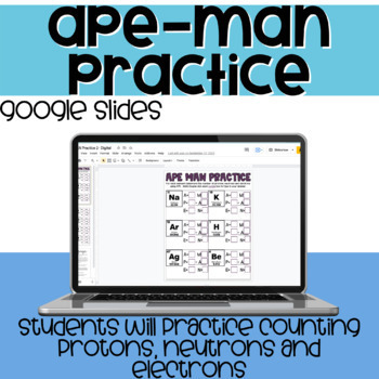 Preview of APE MAN Practice - Digital