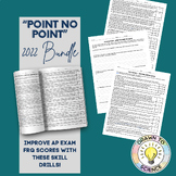 APES 2022 FRQs “Point No Point” Skill Drill Worksheets **BUNDLE**